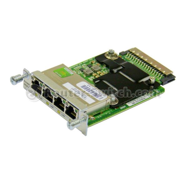 Открыть EHWIC-4ESG Four port Ethernet switch interface card Фото EHWIC-4ESG Four port Ethernet switch interface card