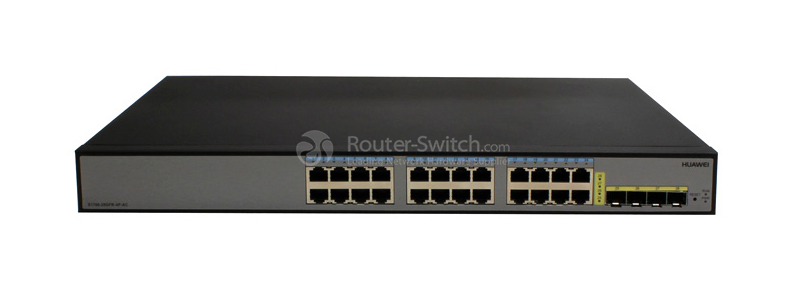 Открыть S1700-28GFR-4P-AC Huawei S1700 Series Switch Фото S1700-28GFR-4P-AC Huawei S1700 Series Switch