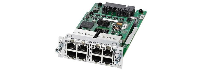 Фото Cisco 8-Port Gigabit Ethernet Switch NIM with PoE Support NIM-ES2-8-P