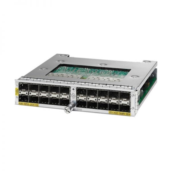 Открыть A9K-MPA-20X1GE Cisco ASR 9000 Modular Port Adapter Фото A9K-MPA-20X1GE Cisco ASR 9000 Modular Port Adapter