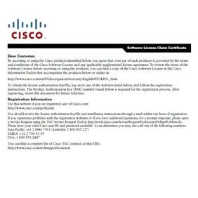 Фото FLSASR1-BB-4K Cisco ASR1001 License