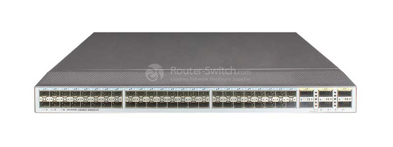 Открыть Huawei CE6851-48S6Q-HI Switch(48-Port 10G SFP+,6-Port 40GE QSFP+,2*FAN Box,Port-side Intake,Without Power Module) Фото Huawei CE6851-48S6Q-HI Switch(48-Port 10G SFP+,6-Port 40GE QSFP+,2*FAN Box,Port-side Intake,Without Power Module)