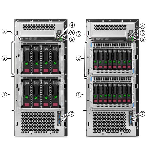 Фото 840665-S01 - HPE ProLiant ML110 Gen9 Server