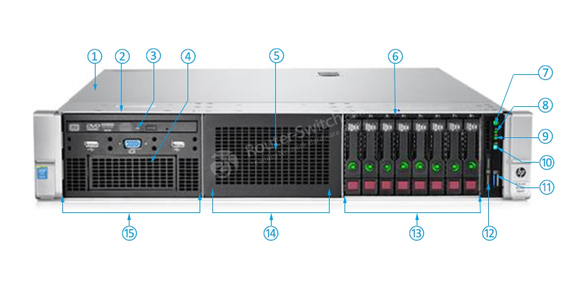 Фото 859085-S01 - HPE ProLiant DL380 Gen9 Server