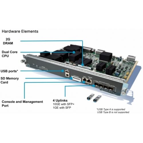 Фото WS-X45-SUP7-E/2 Catalyst 4500 E-Series Supervisor Engine