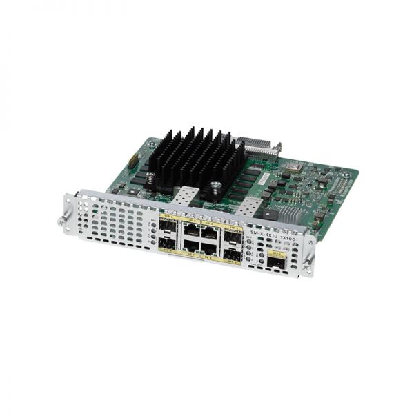 Фото Cisco 4-Port High-Density Gigabit or 1-Port 10 Gigabit Ethernet WAN Service Module SM-X-4X1G-1X10G