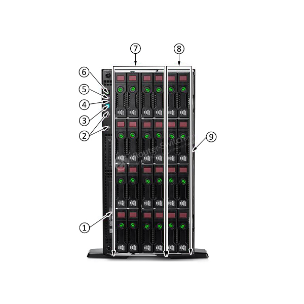 Фото 765819-001 - HPE ProLiant ML350 Gen9 Server
