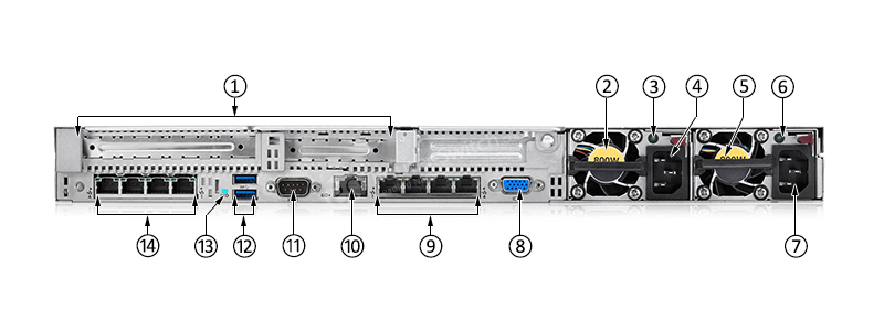 Фото 818207-B21 - HPE ProLiant DL360 Gen9 Server