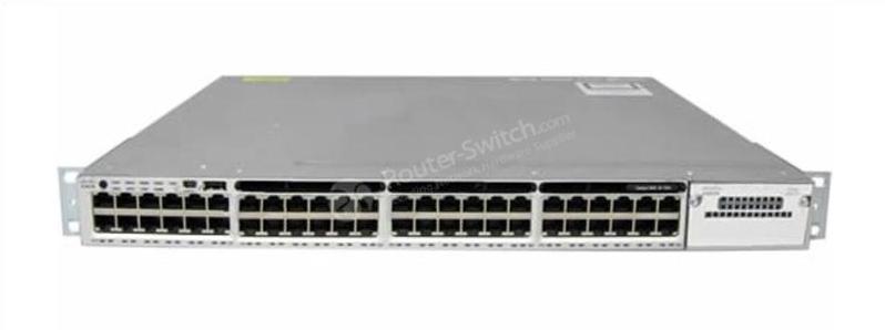 Передняя панель WS-C3850-48U-L WS-C3850-48U-L Front Panel