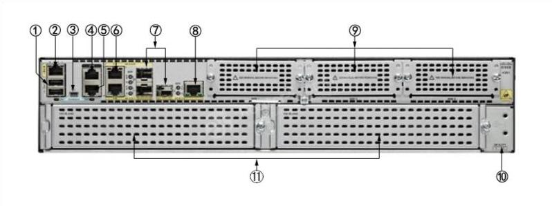C1-CISCO4351/K9-ЗАДНЯЯ ПАНЕЛЬ C1-CISCO4351/K9-REAR-PANEL