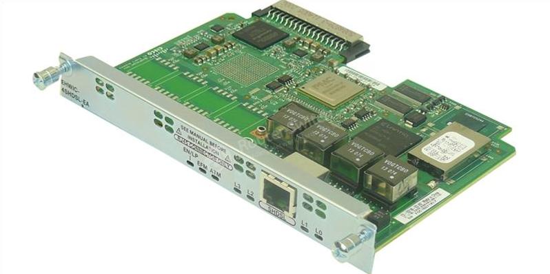Внешний вид Cisco EHWIC-4SHDSL-EA Cisco EHWIC-4SHDSL-EA Appearance