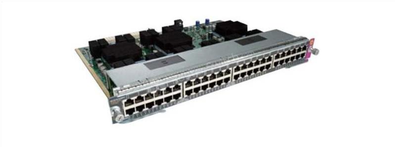 Внешний вид WS-X4748-UPOE+E WS-X4748-UPOE+E Appearance