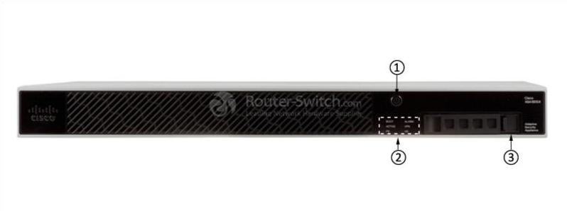 Передняя панель ASA5515-SSD120-K9 ASA5515-SSD120-K9 Front Panel