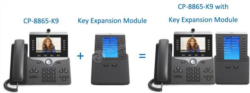 CP-8865-K9 с ключевым модулем расширения CP-8865-K9 with key expansion module