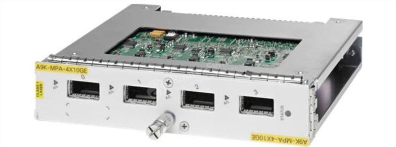 Внешний вид Cisco A9K-MPA-4X10GE Cisco A9K-MPA-4X10GE Appearance
