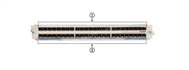 передняя панель C6800-48P-SFP  the front panel of C6800-48P-SFP