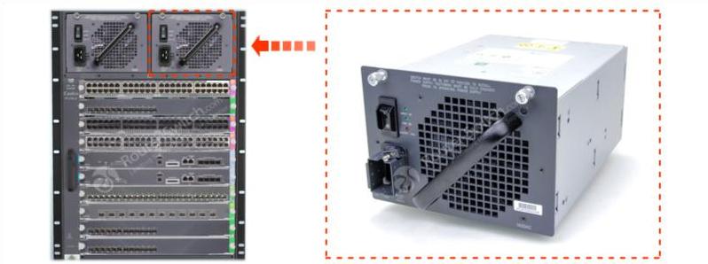 PWR-C45-1400AC установлен в коммутаторе PWR-C45-1400AC installed in the switch