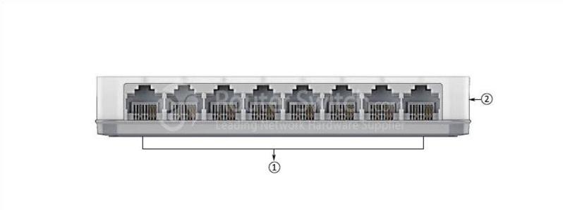 передняя панель des-1008c-cn