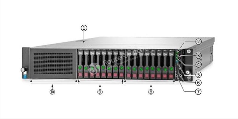 HPE-833971-B21-Передняя панель-2 HPE-833971-B21-Front-2