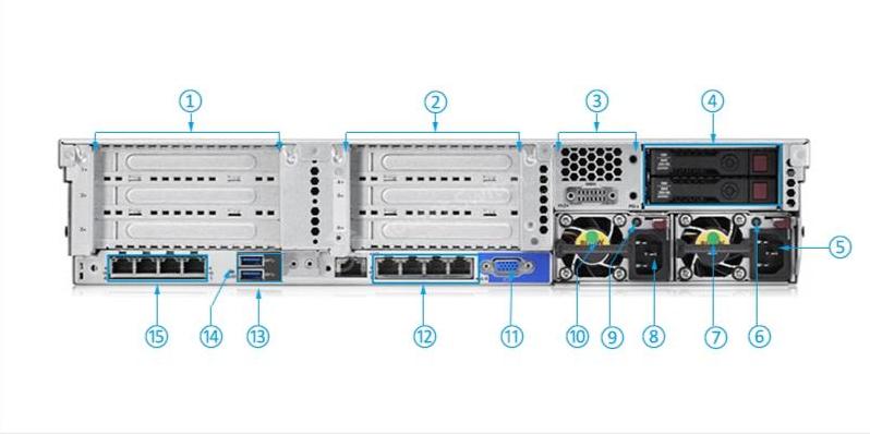 HPE-867448-S01-Задняя панель HPE-867448-S01-Rear