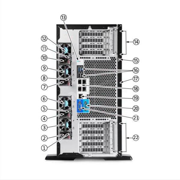 HPE-835262-001-Задняя панель HPE-835262-001-Rear
