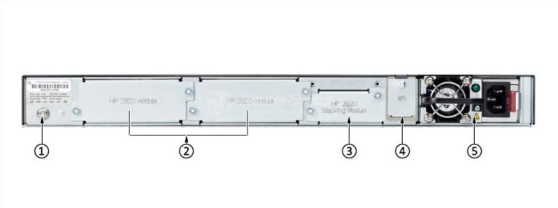 HPE-Aruba-J9726A-Задняя панель HPE-Aruba-J9726A-Back-Panel