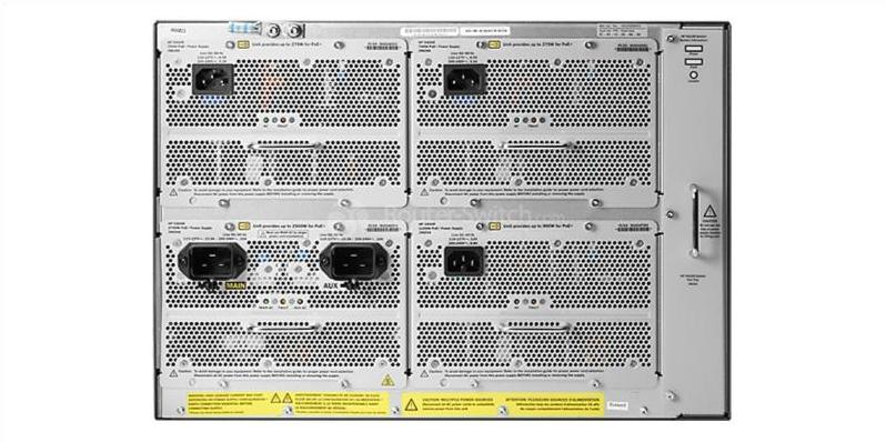 HPE J9822A, вид сзади HPE J9822A Back View