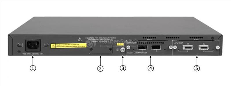 HPE-JD377A-Задняя панель HPE-JD377A-Back-Panel