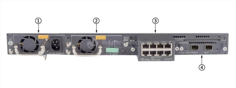 HPE-JG312A-Задняя панель HPE-JG312A-Back-Panel