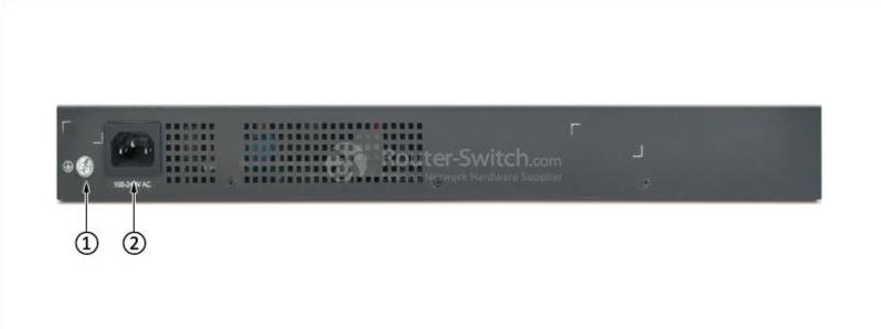 HPE-JG924A-Задняя панель HPE-JG924A-Back-Panel