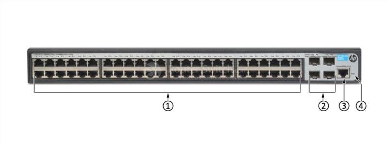HPE-JG927A-Передняя панель HPE-JG927A-Front-Panel