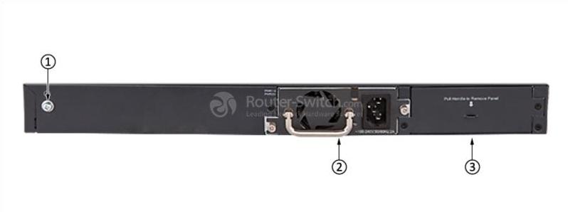 HPE-JG933A-Задняя панель HPE-JG933A-Back-Panel