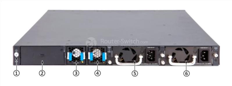 HPE-JH323A-Задняя панель HPE-JH323A-Back-Panel
