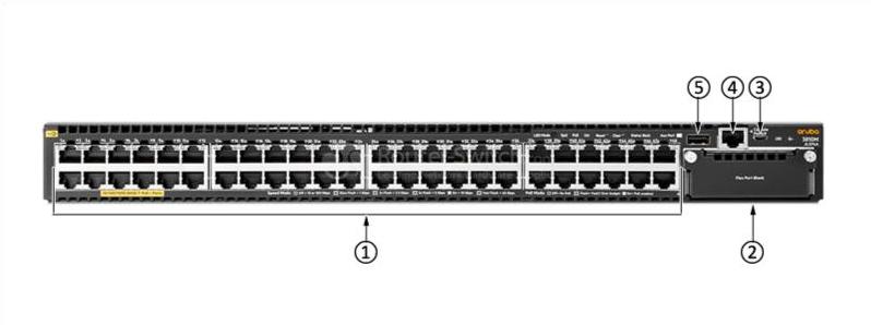 HPE-Aruba-JL074A-Передняя панель HPE-Aruba-JL074A-Front-Panel