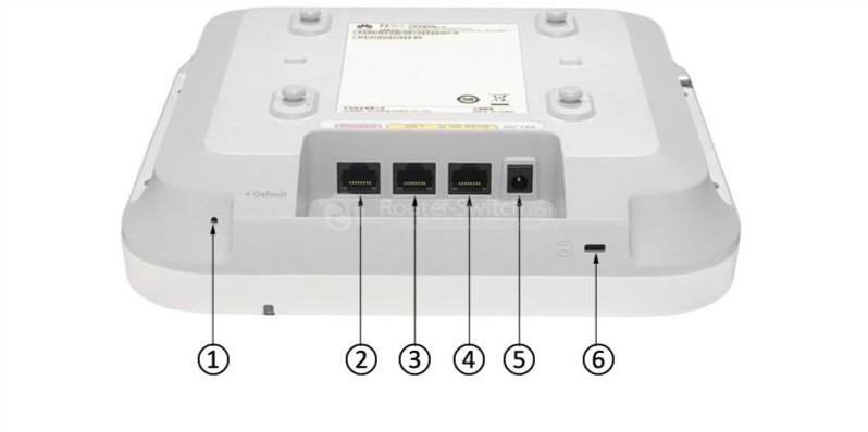Порты AP5030DN AP5030DN Ports