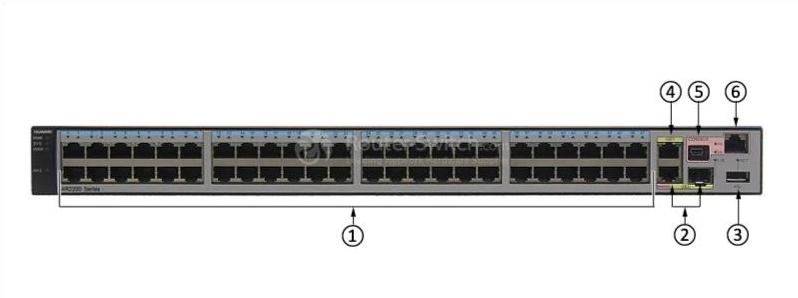Передняя панель AR2201-48FE AR2201-48FE Front Panel