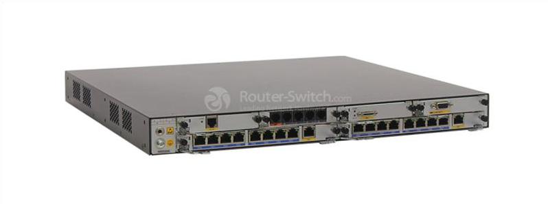 Задняя панель AR2220E с установленной платой AR2220E Back Panel with Installed Card