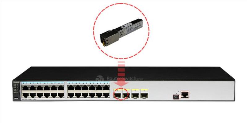 SFP-10G-USR в коммутаторе SFP-10G-USR in switch