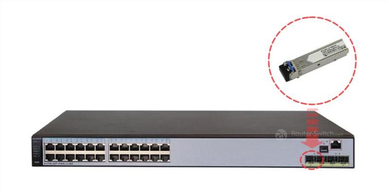 SFP-GE-LX-SM1310 в коммутаторе SFP-GE-LX-SM1310 in switch