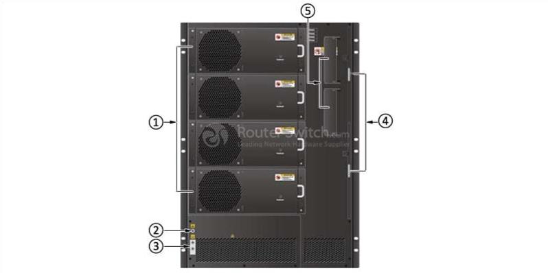 Структура шасси S9712 (вид сзади) S9712 chassis structure (rear view)