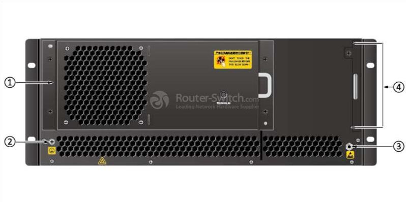 Структура шасси S7703 (вид сзади) S7703 chassis structure (rear view)