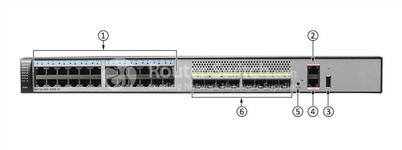 Huawei S5730-48C-PWR-SI-AC Front View
