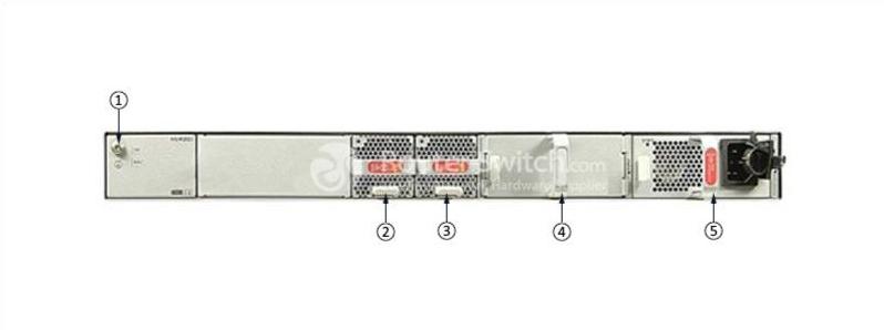 Huawei S5731S-H24T4S-A сзади Huawei S5731S-H24T4S-A back