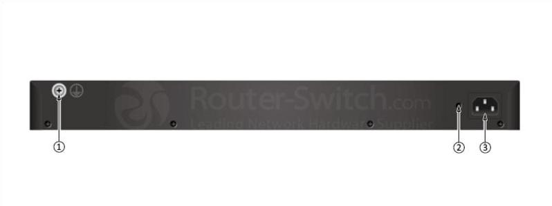 Huawei S5735-L12T4S-A Назад Huawei S5735-L12T4S-A Back