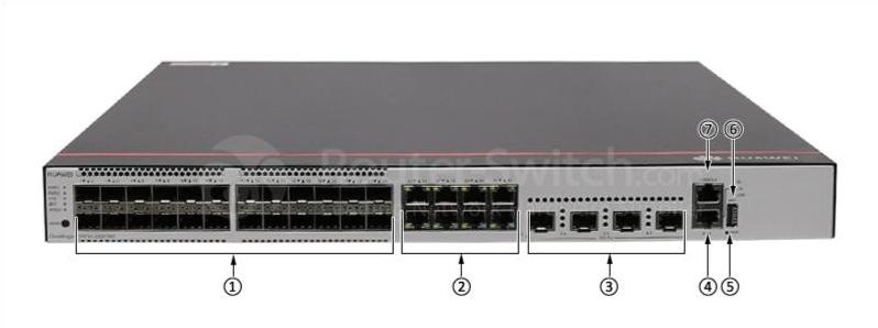 Huawei S5735-S32ST4X Передняя панель Huawei S5735-S32ST4X Front