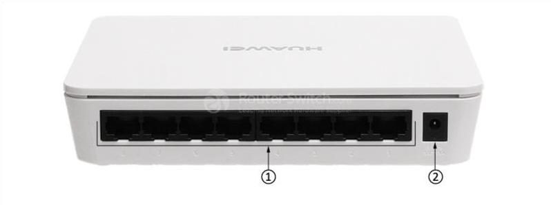 S1700-8-AC Задняя панель S1700-8-AC Back Panel