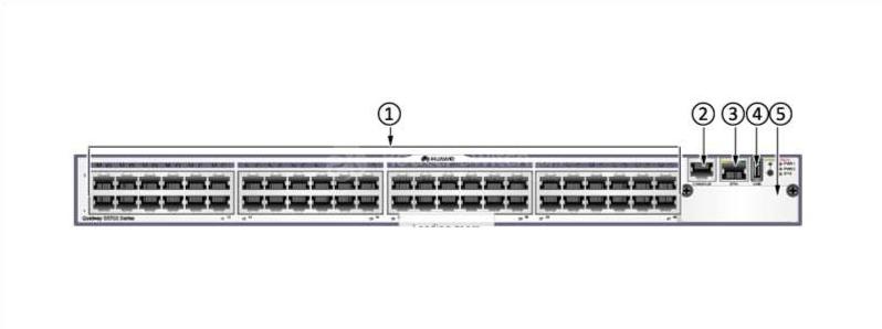 передняя панель S5700-52C-SI the front panel of S5700-52C-SI