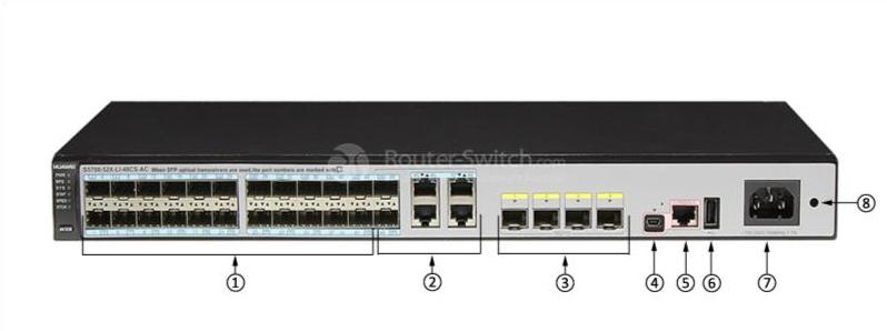 S5700-52X-LI-48CS-AC передний S5700-52X-LI-48CS-AC front