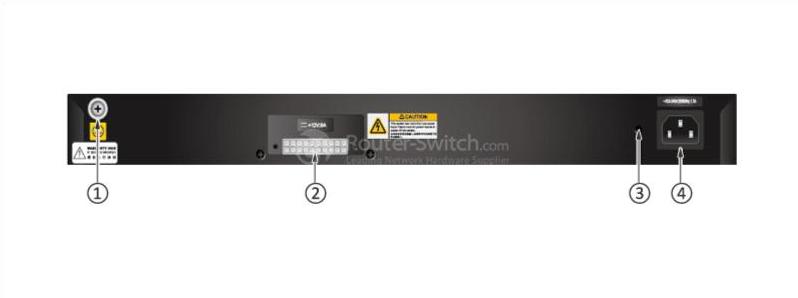 S5700-52X-LI-AC Задняя панель S5700-52X-LI-AC Back Panel