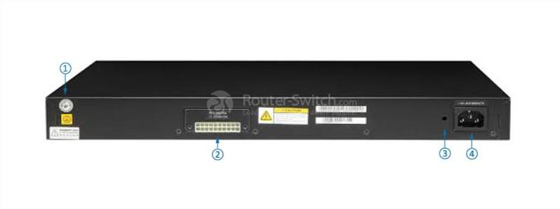 S5700-52X-PWR-LI-AC сзади S5700-52X-PWR-LI-AC back